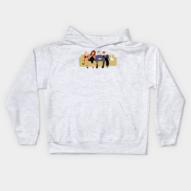 Married...With children Kids Hoodie by FutureSpaceDesigns